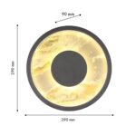 4446-1W, настенный светильник, D90xW290xH290, LEDx20W, 205LM, 4000K, included — изображение 3