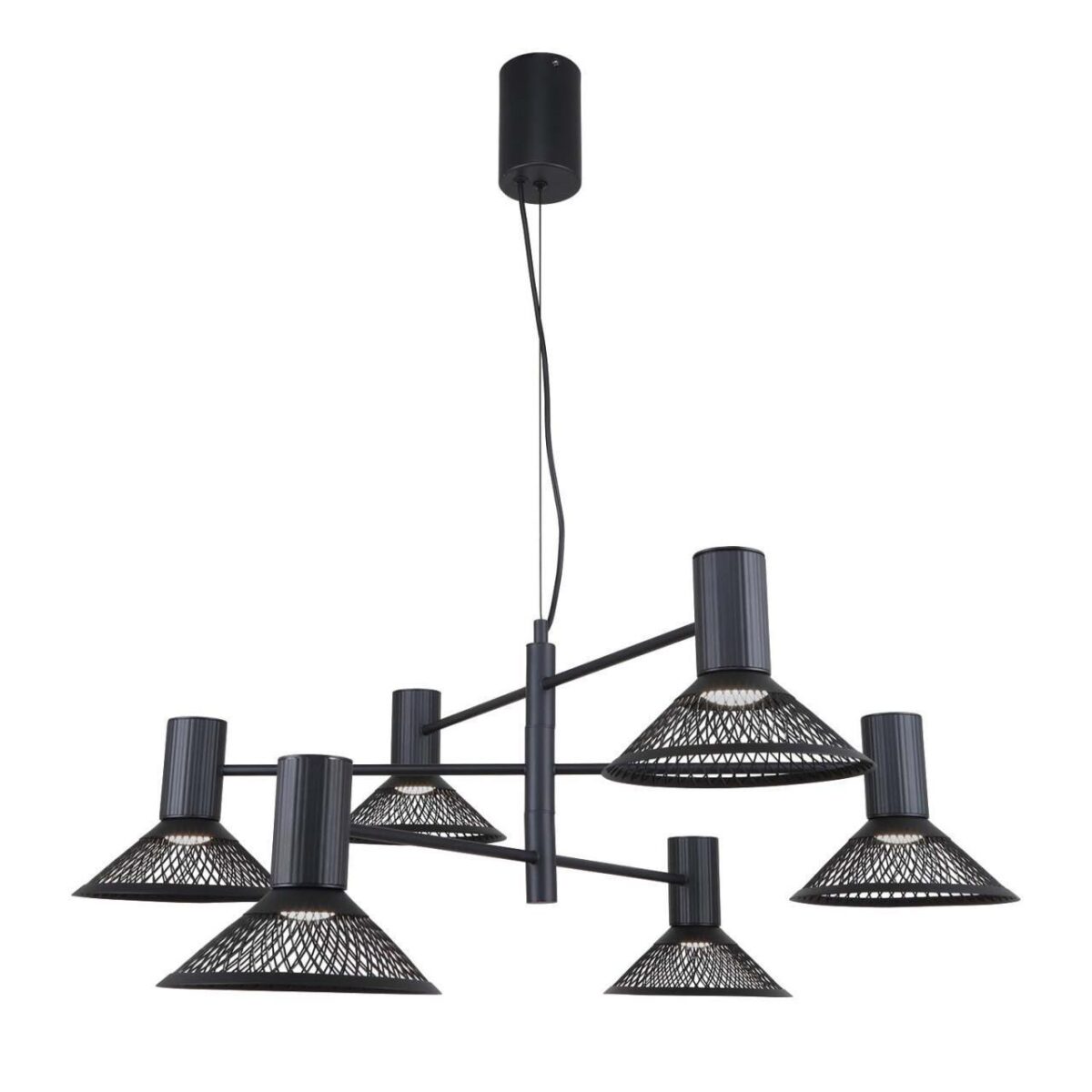 4623-6P, подвесная люстра, D770xH500/1400, 6xLEDx6W, 3960LM, 3000K, included — изображение 2