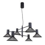 4623-6P, подвесная люстра, D770xH500/1400, 6xLEDx6W, 3960LM, 3000K, included — изображение 2