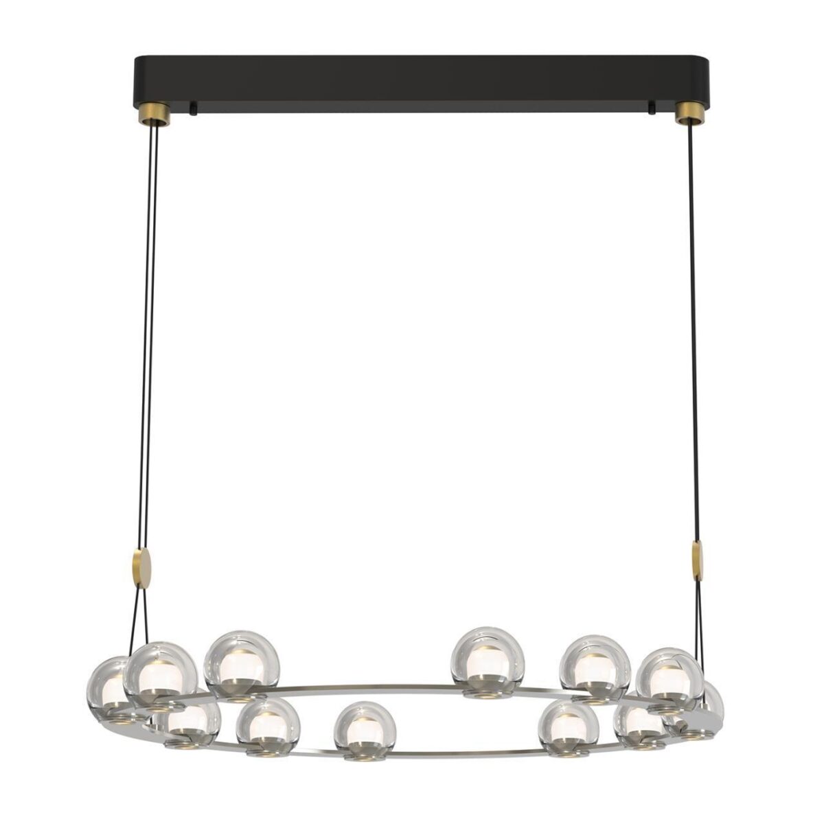 4291-12P, подвесная люстра, D820xH1500/1575, 12xLEDx7.2W, 7000LM, 4000K, included 4291-12P, подвесная люстра, D820xH1500/1575, 12xLEDx7.2W, 7000LM, 4000K, included — изображение 1