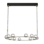 4291-12P, подвесная люстра, D820xH1500/1575, 12xLEDx7.2W, 7000LM, 4000K, included