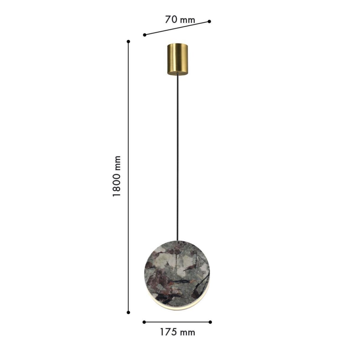 4447-1P, подвес, L175xW70xH1775, LEDx8W, 270LM, 4000K, included — изображение 3