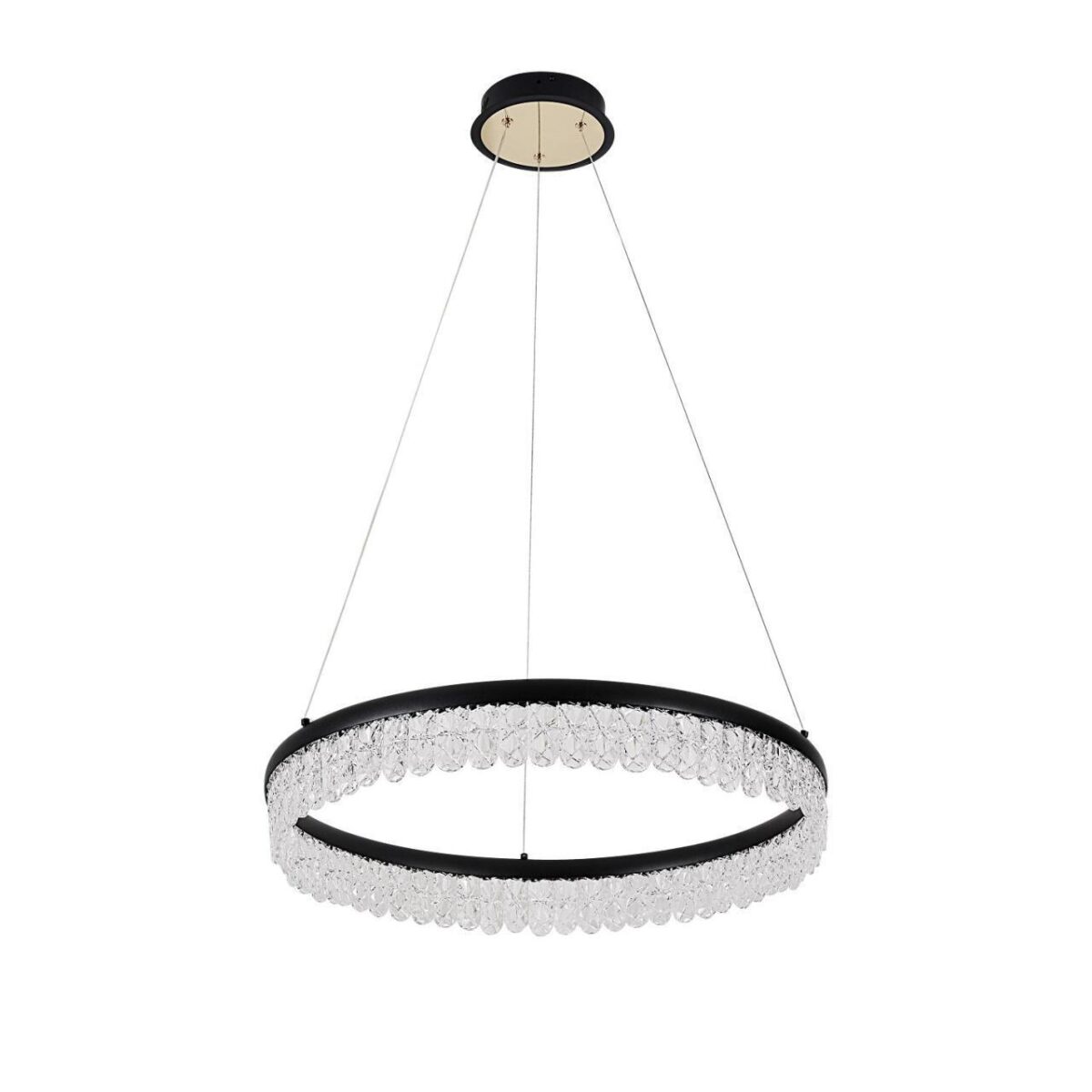 4187-1P, подвесная люстра, D600xH130/1000, LEDx68W, 3060LM, 3000-6000K, included, remote control — изображение 2