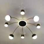 3096-8P, потолочная люстра, D920xH270, LEDx4W + 4xLEDx7W + 4xLEDx5W + 4xLEDx3W, 3394LM, 4000K, included — изображение 3