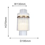 4203-1W, настенный светильник, D130xW185xH370, 1xE14x40W, excluded — изображение 3