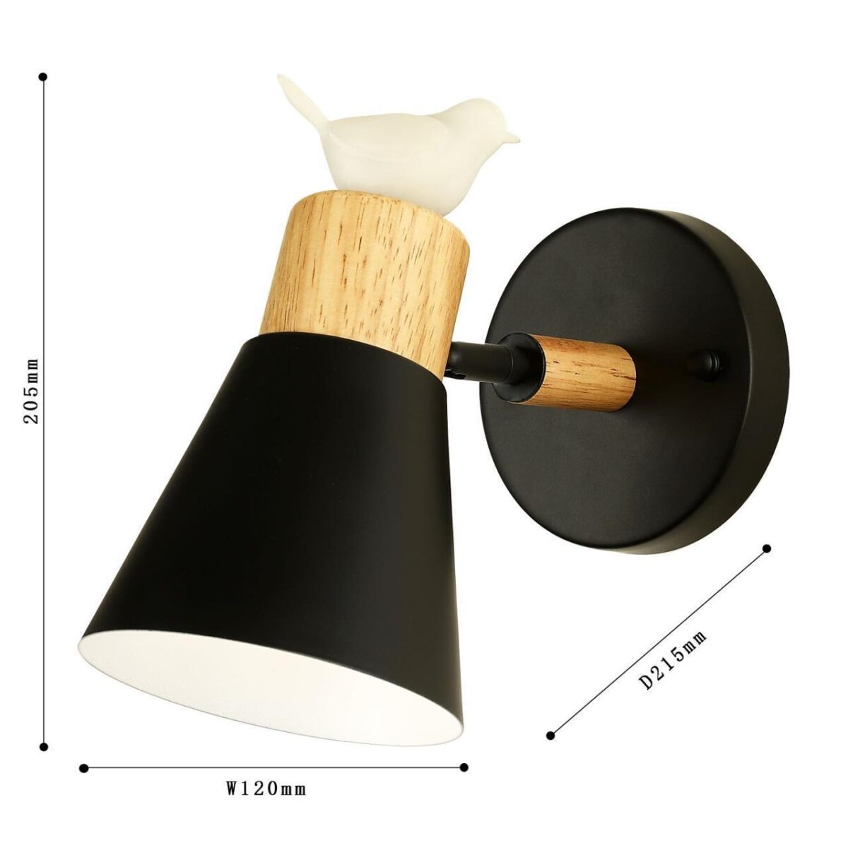 2938-1W, настенный светильник, D215xW120xH205, 1xE27x40W, excluded — изображение 3