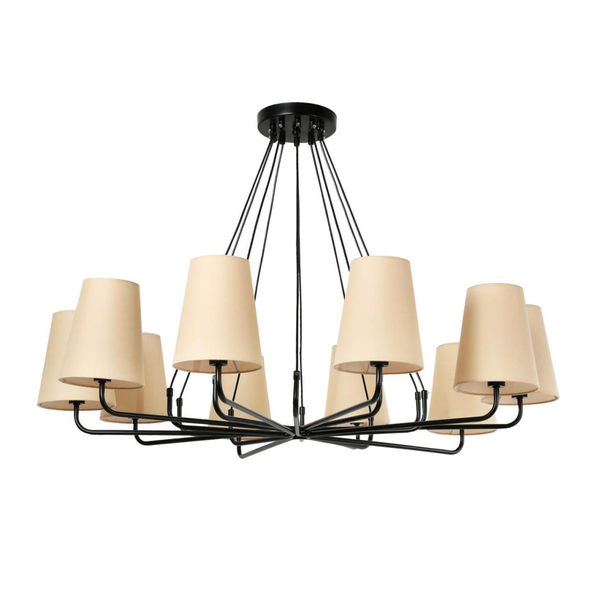 2364-10P, подвесная люстра, D1015xH240/1240, 10xE14x40W, excluded — изображение 2