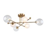 2991-6P, потолочная люстра, D750xH235, 6xG9x40W, excluded