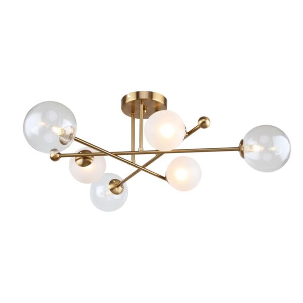 2991-6P, потолочная люстра, D750xH235, 6xG9x40W, excluded