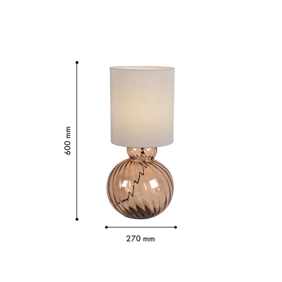 4268-1T, настольный светильник, D270xH600, 1xE27x60W, excluded, switch — изображение 3