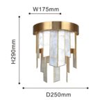 4199-2W, настенный светильник, D175xW250xH290, 2xE14x40W, excluded — изображение 3