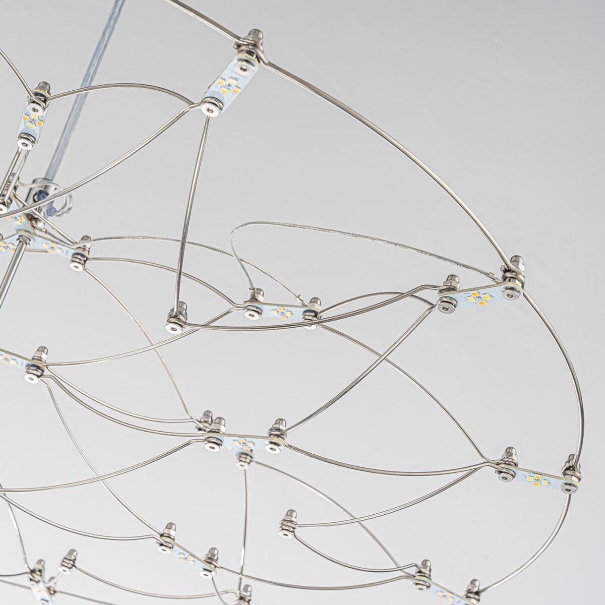 4305-6P, подвесная люстра, D585xH190/2190, LEDx23W, 5300LM, 3000K/4500K/6000K, included, remote control — изображение 5