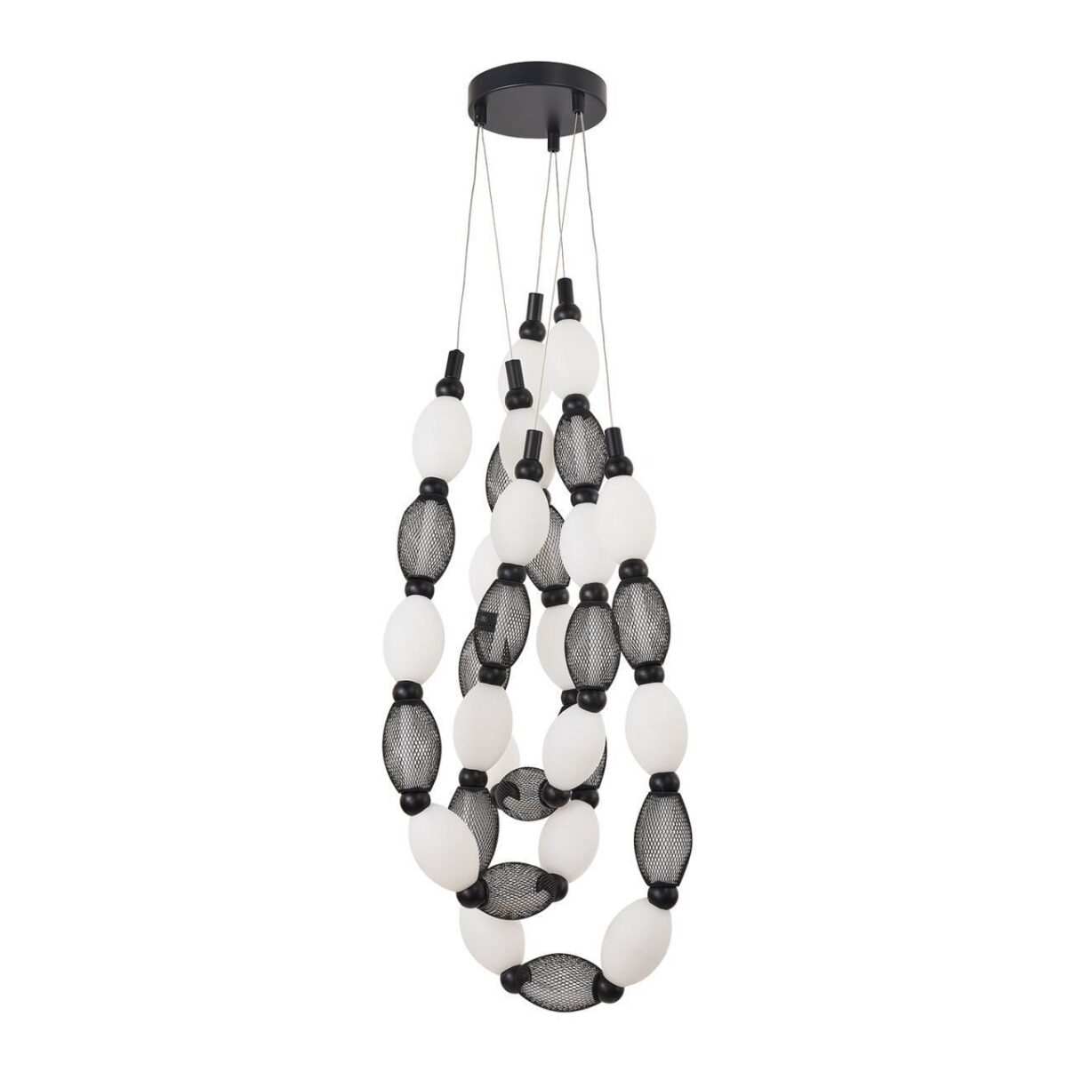 4560-3PC, подвесная/потолочная люстра, D200xH1780/2780 + D650xH890/1775 + D1980xH820/1725, 3xLEDx18W, 2230LM, 4000K, included — изображение 5