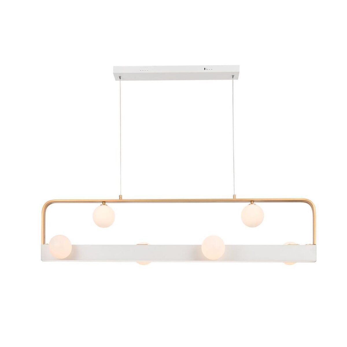 4073-6P, подвесная люстра, L1200xW240xH200/1200, 6xG9LEDx10W, excluded + LEDx18W, 1000LM, 4000K, included — изображение 1