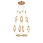 4559-2PC, подвесная/потолочная люстра, D200xH1780/2780 + D640xH890/1775 + D1800xH820/1725, 2xLEDx18W, 1990LM, 4000K, included — изображение 4