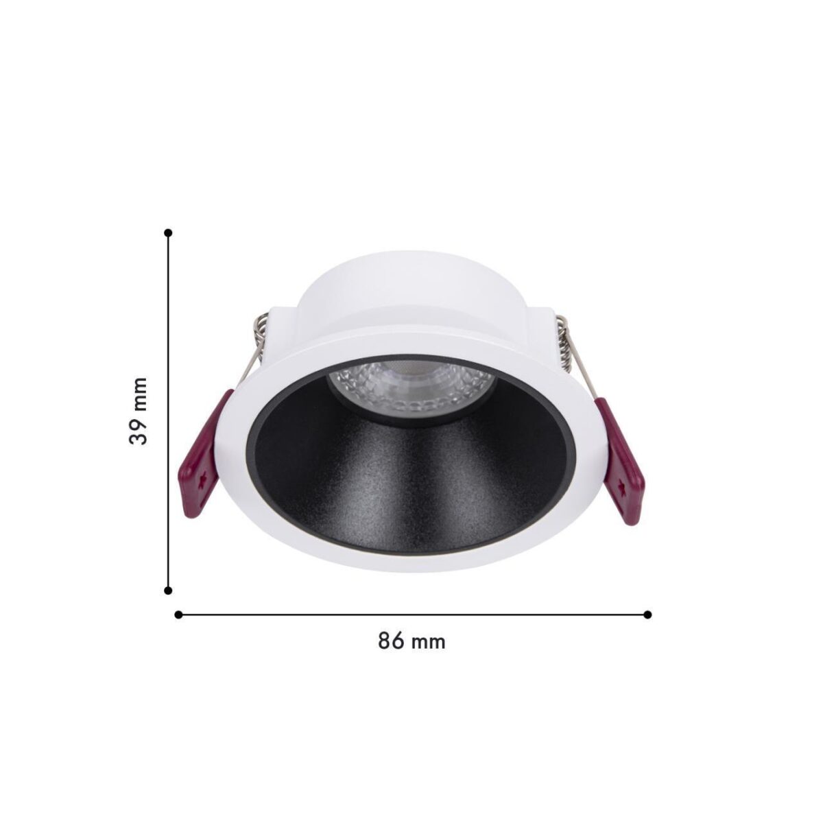 4523-1C, врезной светильник, D86xH39, cutout:D75, 1xGU10x35W, IP20, excluded — изображение 2