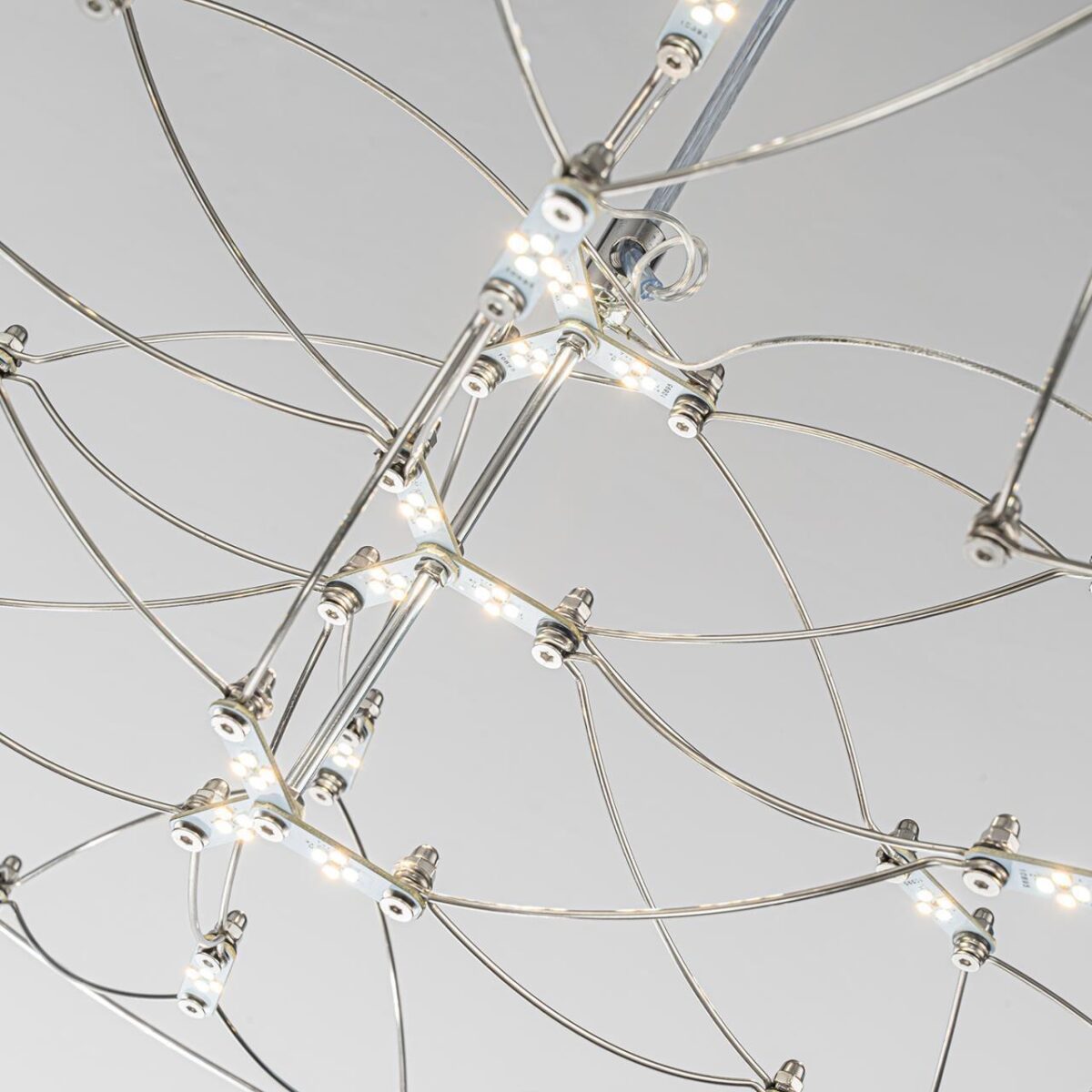 4305-6P, подвесная люстра, D585xH190/2190, LEDx23W, 5300LM, 3000K/4500K/6000K, included, remote control — изображение 8