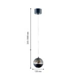 4326-1P, подвес, D120xH255/1800, LEDx5W, 400LM, 4000K, included — изображение 2