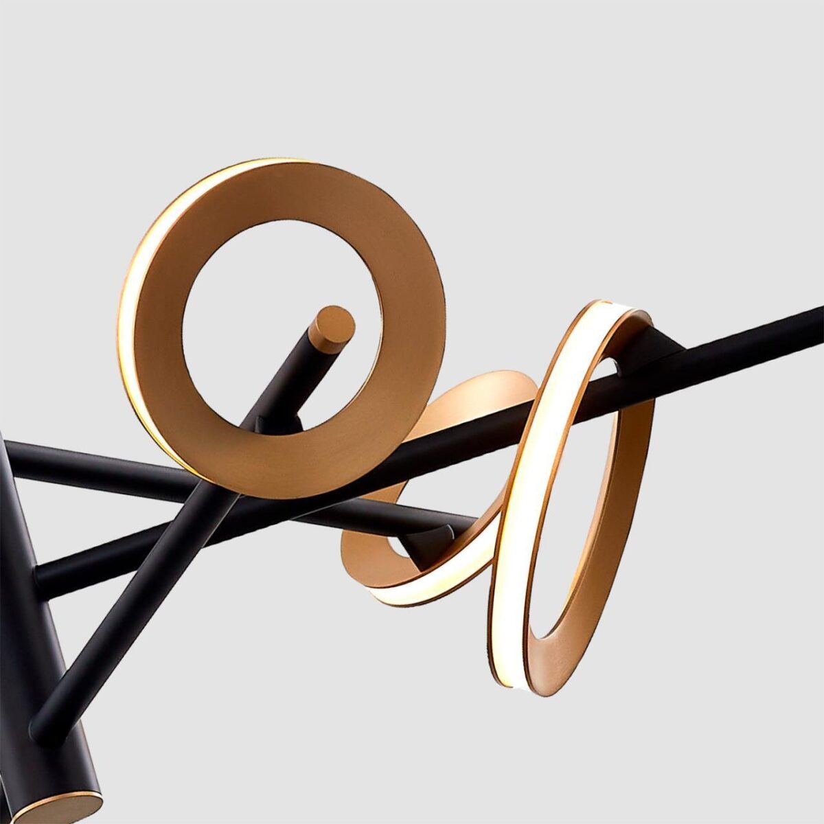 4322-9P, подвесная люстра, D1020xH560/1460, 3xLEDx7W + 6xLEDx5W, 4080LM, 4000K, included — изображение 3