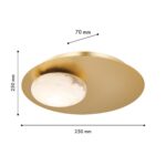 4556-1W, настенный светильник, L70xW250xH250, LEDx7W, 440LM, 4000K, included — изображение 3