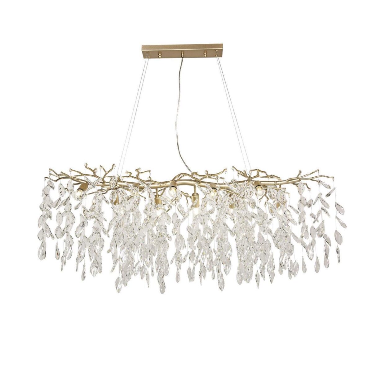 3056-10P, подвесная люстра, L1200xW500xH450/1950, 10xE14x40W, excluded — изображение 1