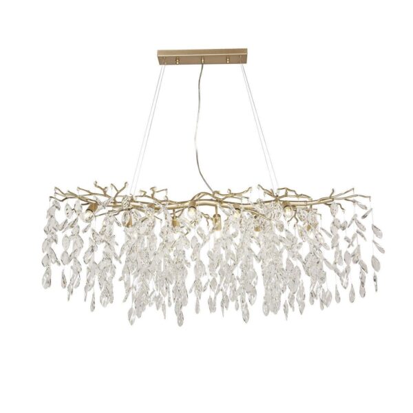 3056-10P, подвесная люстра, L1200xW500xH450/1950, 10xE14x40W, excluded