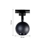 4227-1U, трековый светильник, D80xH135, LEDx8W, 42V, 500LM, 3000-6000K, CRI>90, included — изображение 2