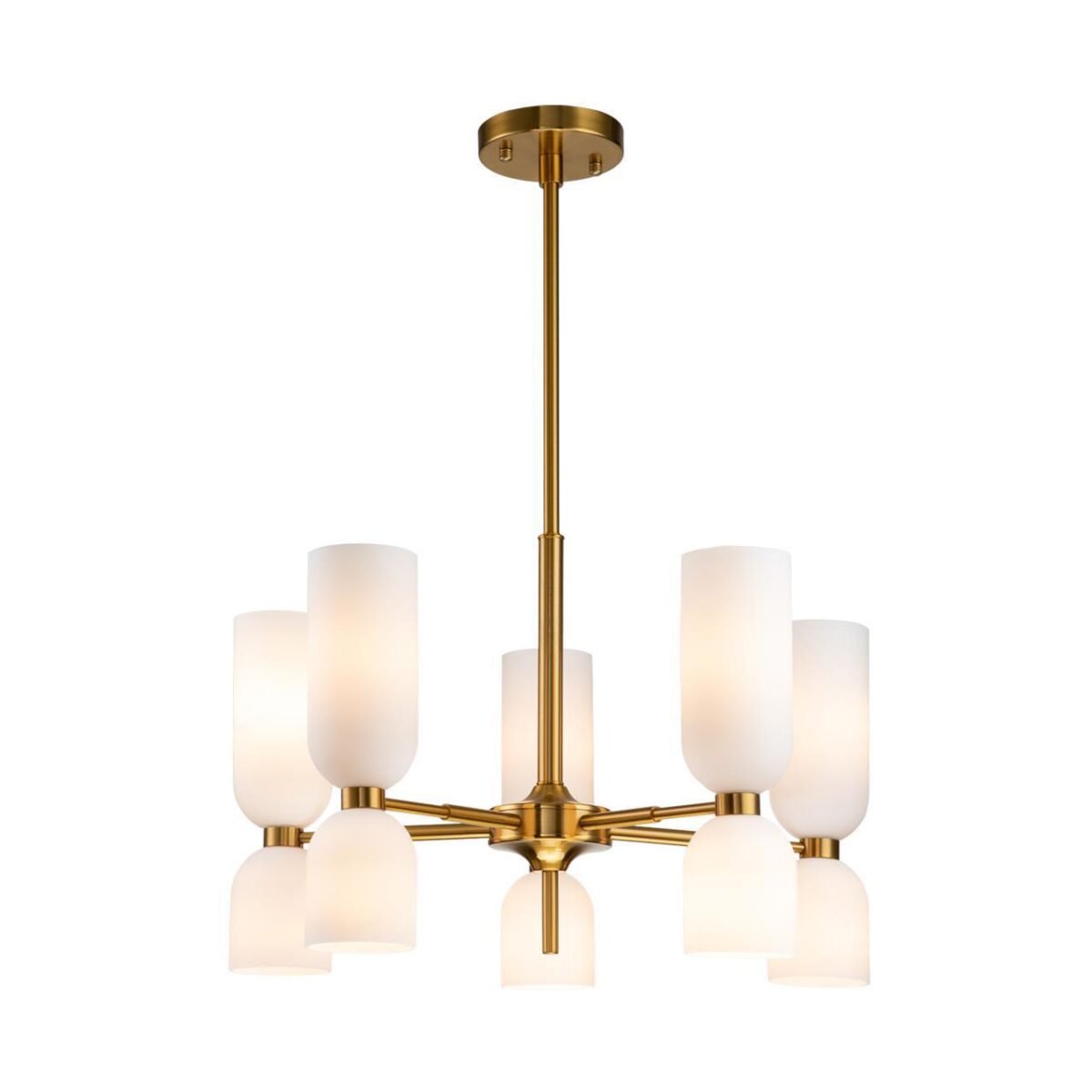 2876-5P, подвесная люстра, D680*H550/850, 10xE14x40W, excluded — изображение 1