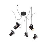 2007-5P, люстра подвесная, D240xH1500, 5xE14x40W, excluded