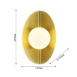 2366-1W, настенный светильник, D150xW140xH250, 1xG9x25W, excluded — изображение 3