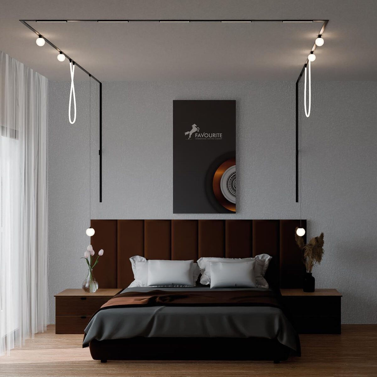 4155-1P, подвес, D100xH1650, LEDx6W, 42V, угол рассеивания: 120°, 350LM, 3000-6000K, IP20, included — изображение 4