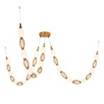 4559-3PC, подвесная/потолочная люстра, D200xH1780/2780 + D650xH890/1775 + D1980xH820/1725, 3xLEDx18W, 2910LM, 4000K, included — изображение 7