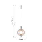 4314-1P, подвес, D160xH345/1935, LEDx9W, 650LM, 4000K, CRI>90, included — изображение 2