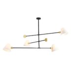 3045-4P, потолочная люстра, L1335xW850xH510/760, 4xE14x40W, excluded