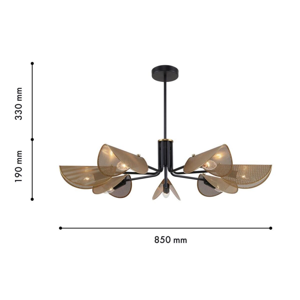 4082-7P, подвесная люстра, D850xH520, 7xE14x40W, excluded — изображение 3