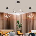 4468-3P, подвесная люстра, D520xH1000/1800, LEDx22W, 1880LM, 3000-6500K, included, remote control — изображение 4