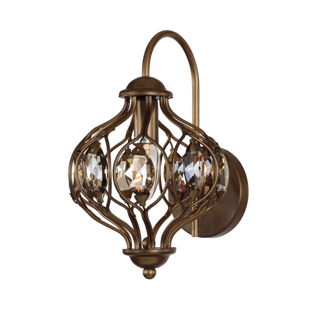 1382-1W, настенный светильник, D270xW200xH320, 1xE14x40W, excluded — изображение 1