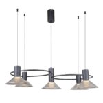 4622-5P, подвесная люстра, L750xW500xH500/1300, 5xLEDx6W, 2400LM, 3000K, included