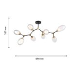 4083-8P, подвесная люстра, L890xW800xH350, 8xG9x40W, excluded — изображение 3