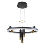 3097-7P, подвесная люстра, D600xH600/1000, LEDx35W + 6xLEDx3W, 3640LM, 4000K, included — изображение 2