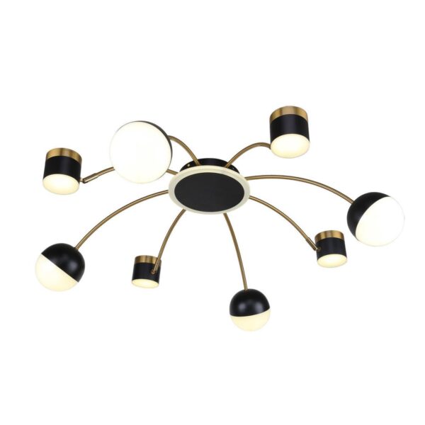 3096-8P, потолочная люстра, D920xH270, LEDx4W + 4xLEDx7W + 4xLEDx5W + 4xLEDx3W, 3394LM, 4000K, included