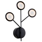 4252-3W, настенный светильник, D70xW280xH350, 3xLEDx3W, 765LM, 4000K, included