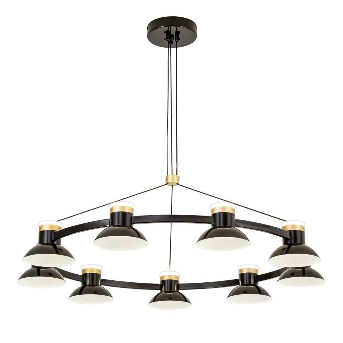 4516-9P, подвесная люстра, D880xH300/1800, 9xLEDx10W, 7200LM, 4000K, included 4516-9P, подвесная люстра, D880xH300/1800, 9xLEDx10W, 7200LM, 4000K, included — изображение 1