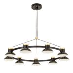 4516-9P, подвесная люстра, D880xH300/1800, 9xLEDx10W, 7200LM, 4000K, included