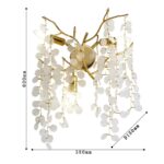 4161-3W, настенный светильник, D150xW380xH600, 3xE14x40W, excluded — изображение 3