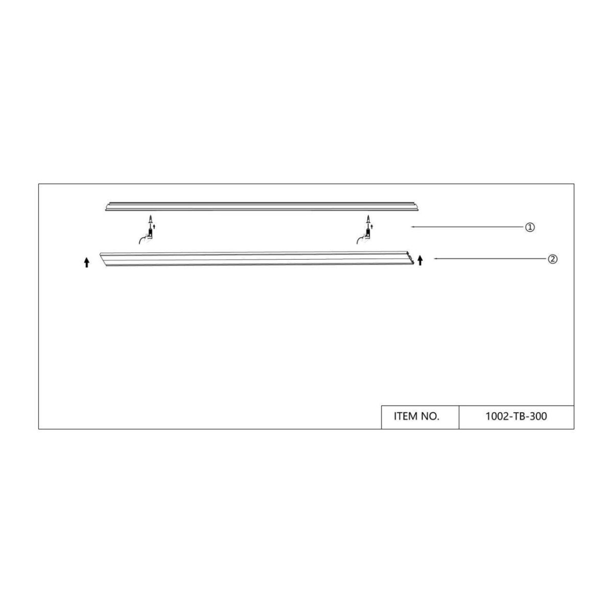 1002-TB-300, шинопровод, L3000xW30xH5, IP20 — изображение 4