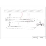 4078-1C, потолочный светильник, L1200xW200xH50, LEDx40W, 4000LM, 4000K, included — изображение 6