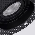 4535-1C, врезной светильник под штукатурку, D125xH36, cutout:D80, 1xGU10x35W, IP20, excluded — изображение 3