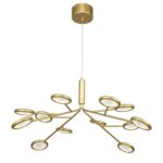 4253-12P, подвесная/потолочная люстра, D650xH320/1320, 12xLEDx3W, 3060LM, 4000K, included