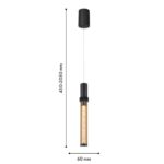 4716-1P, подвес, D50xH450/2050, LEDx7W, 350LM, 4000K, included — изображение 3